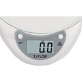 Taylor Precision Products Digital 6.6 lb. Capacity Glass-Top Kitchen Scale with 0.7" LCD Display 3831WH